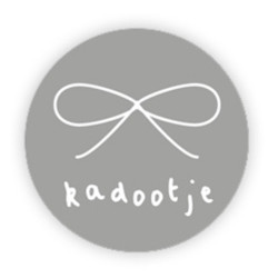 sticker strikje kadootje