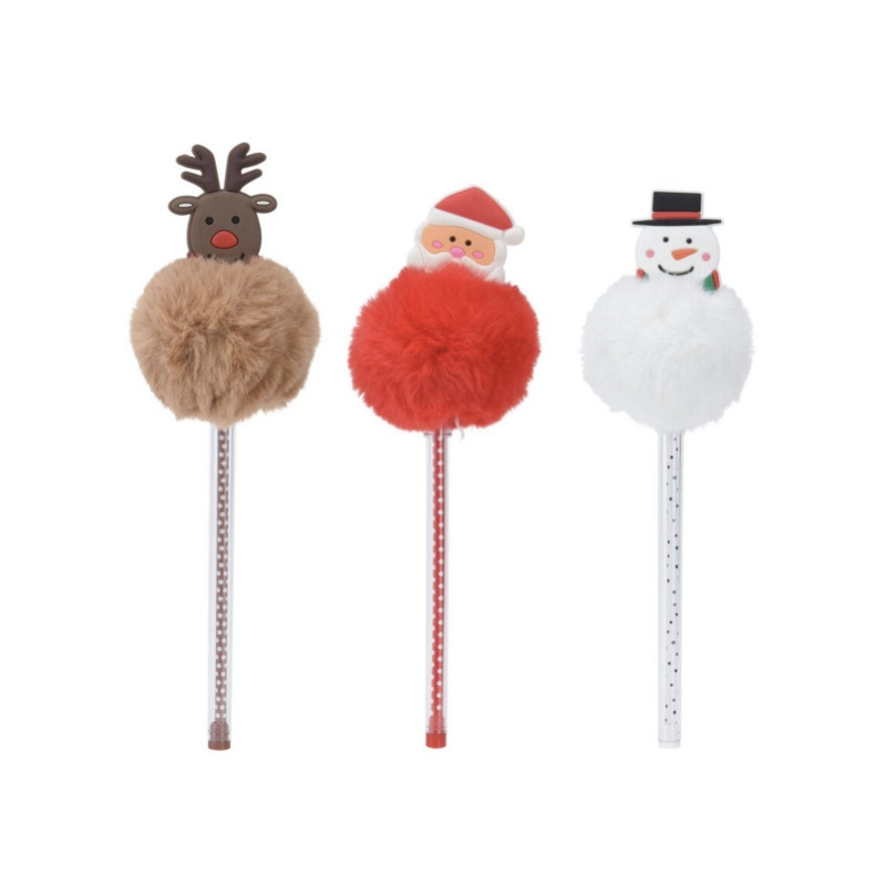 kerstpen pompom