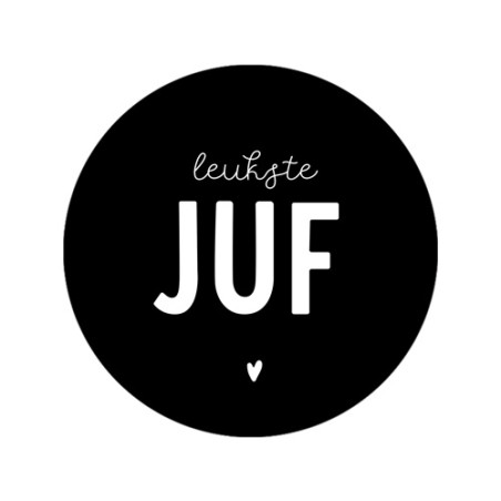 sticker leukste juf