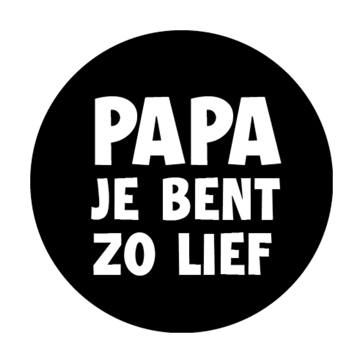 sticker papa zo lief