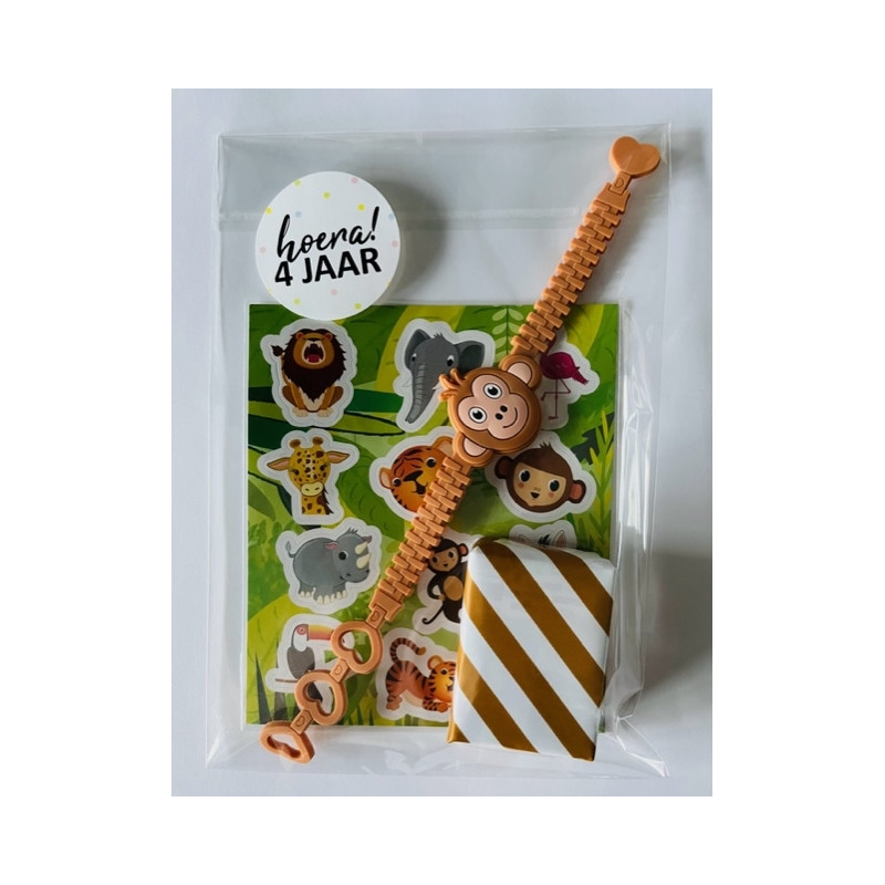 jungle traktatie armbandje