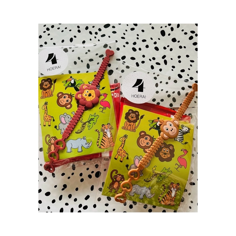 jungle traktatie armbandje