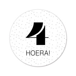 sticker 4 hoera