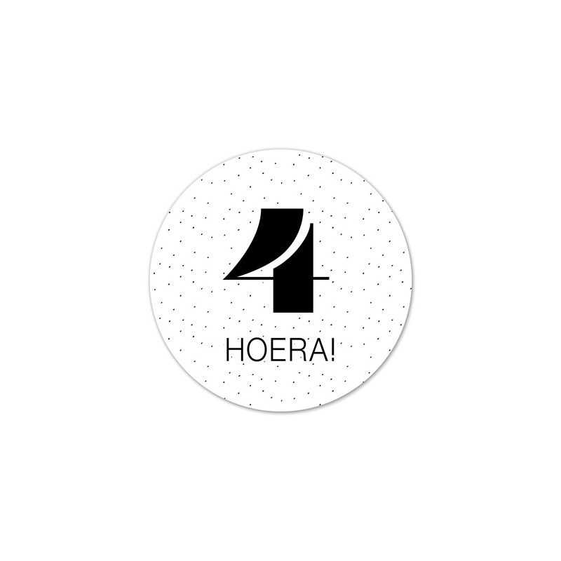 sticker 4 hoera