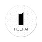 sticker 1 hoera
