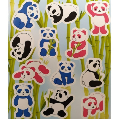 stickervel beer panda