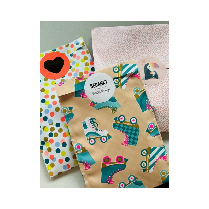 kadopapier rolschaatsen