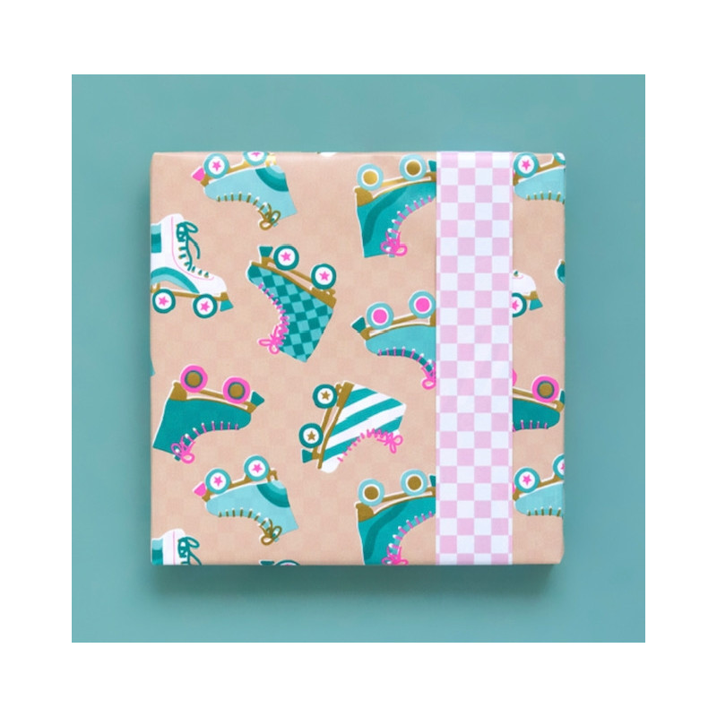 kadopapier rolschaatsen