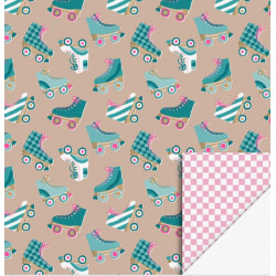 kadopapier rolschaatsen