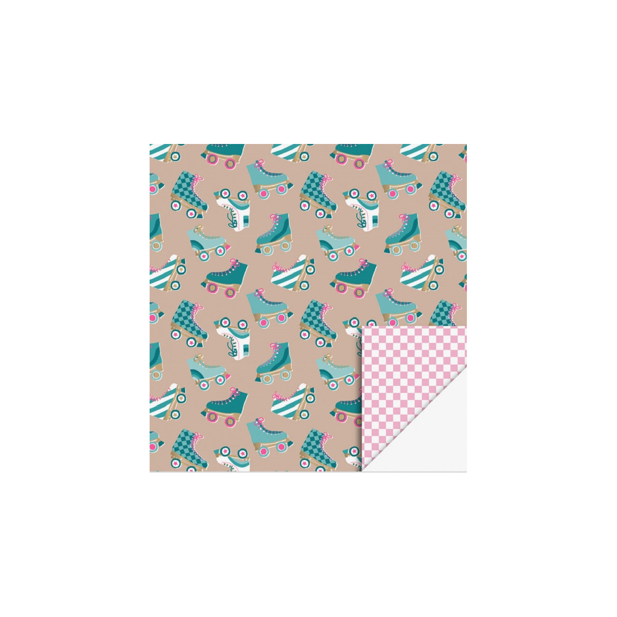 kadopapier rolschaatsen