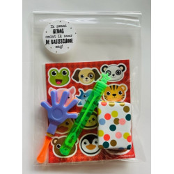 traktatie bellenblaas klapperhandje