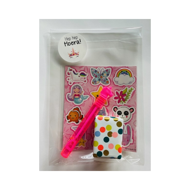 traktatie bellenblaas unicorn