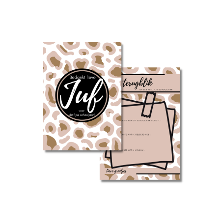 kaart terugblik juf leopard