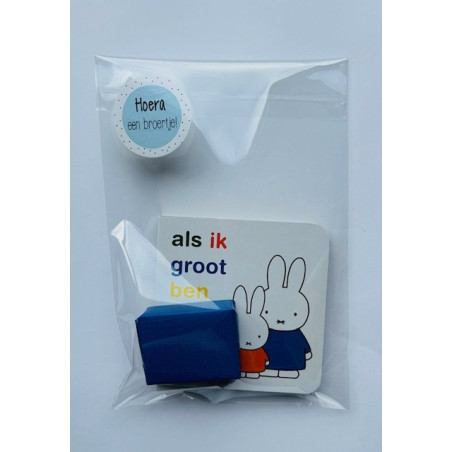 nijntje geboorte traktatie broertje