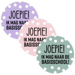 sticker joepie basisschool