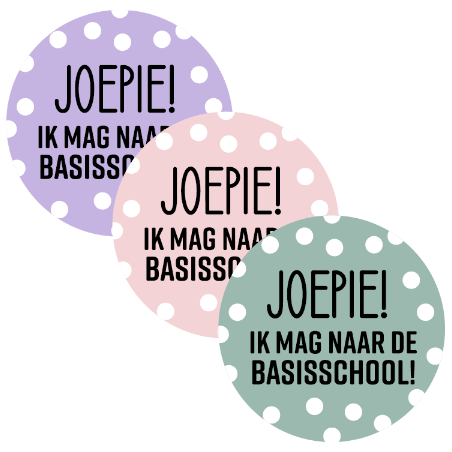 sticker joepie basisschool