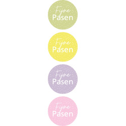stickermix fijne pasen pastel