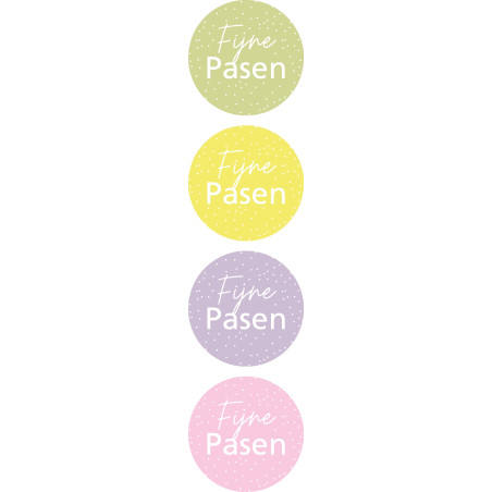 stickermix fijne pasen pastel