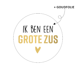 sticker grote zus goud