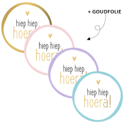 stickermix hiep hiep hoera