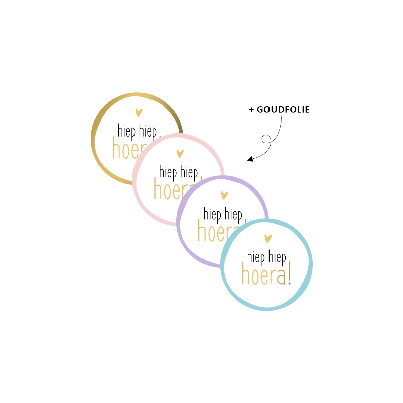 stickermix hiep hiep hoera