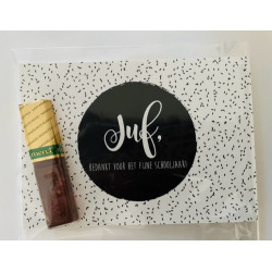 kaart juf schooljaar merci