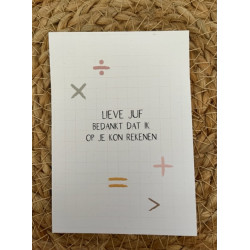 minikaart juf rekenen