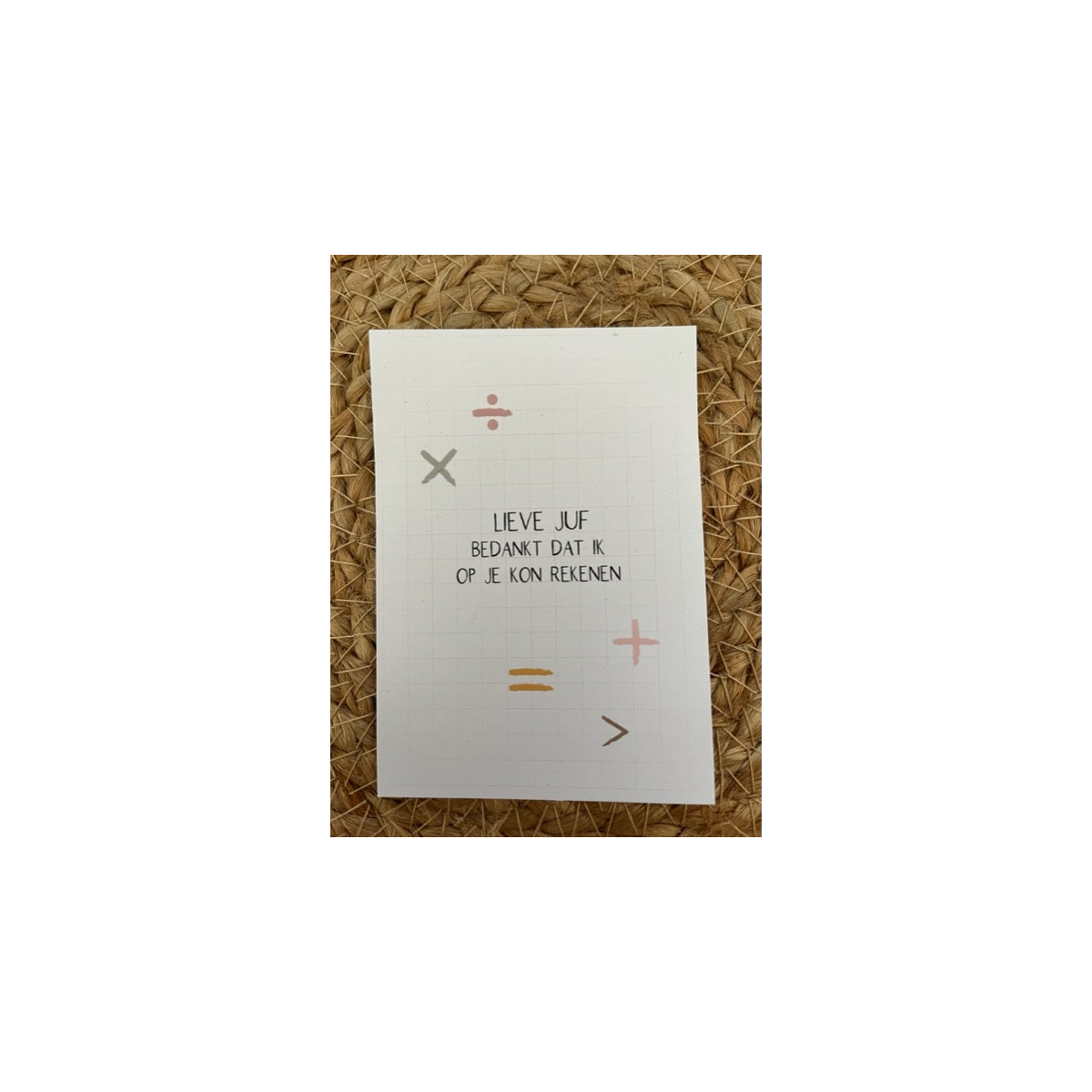 minikaart juf rekenen