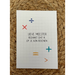 minikaart meester rekenen