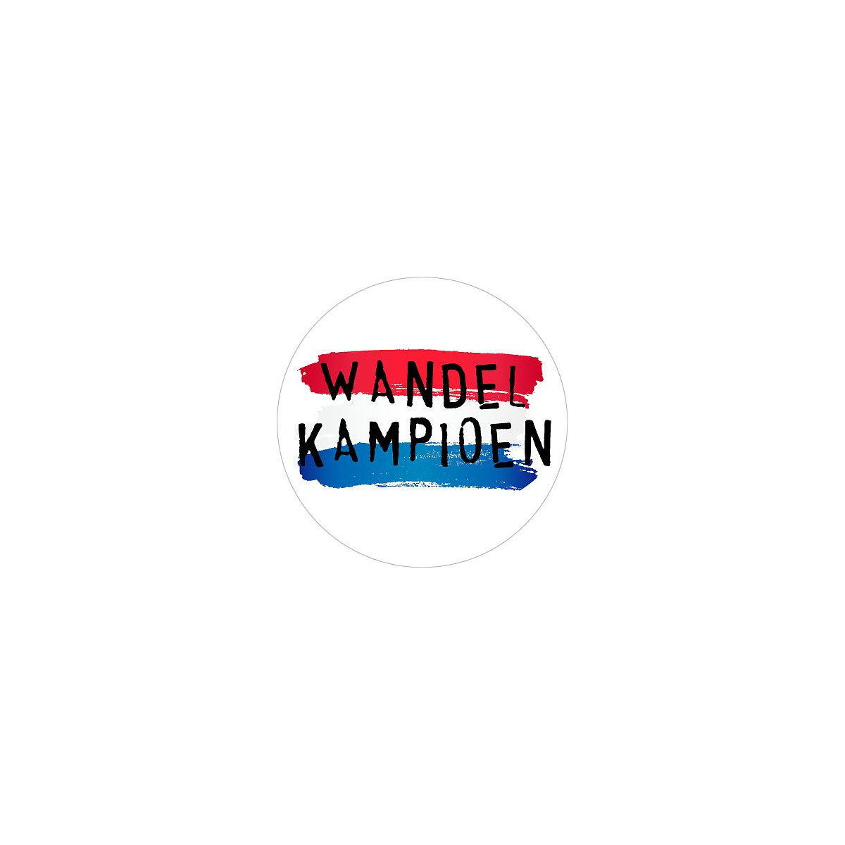 sticker wandelkampioen