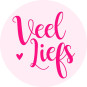 sticker veel liefs neon
