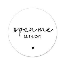 sticker open me enjoy