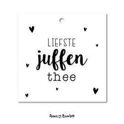 kadolabel liefste juffen thee