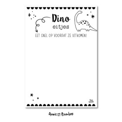 traktatiekaart dino eitjes