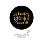 sticker goud waard zwart goud