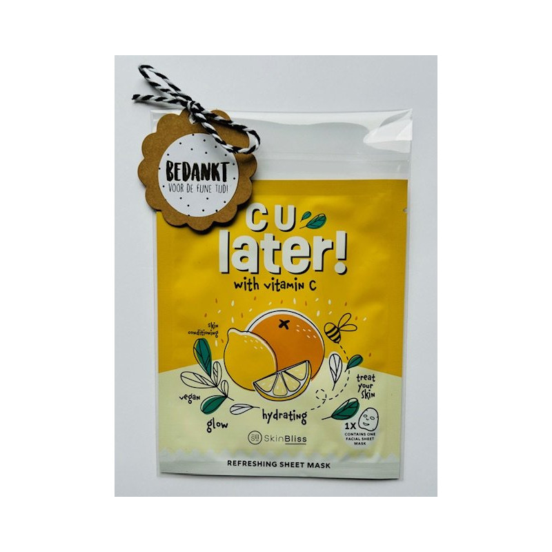 gezichtsmasker fijne vakantie