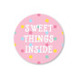 sticker roze sweet things inside