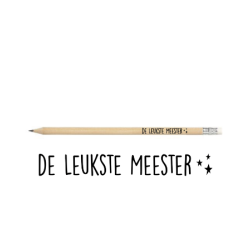 potlood bruin leukste meester