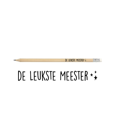 potlood bruin leukste meester