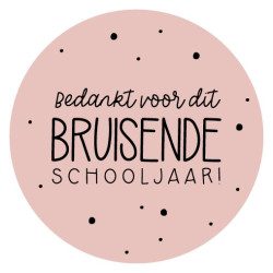 sticker bruisende schooljaar