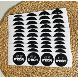 sticker het zit drop