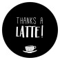 sticker thanks a latte