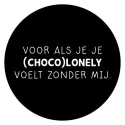 sticker choco lonely
