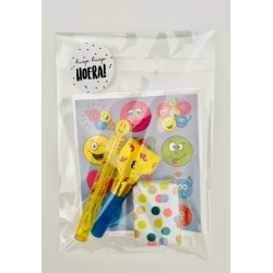 traktatie smiley bellenblaas