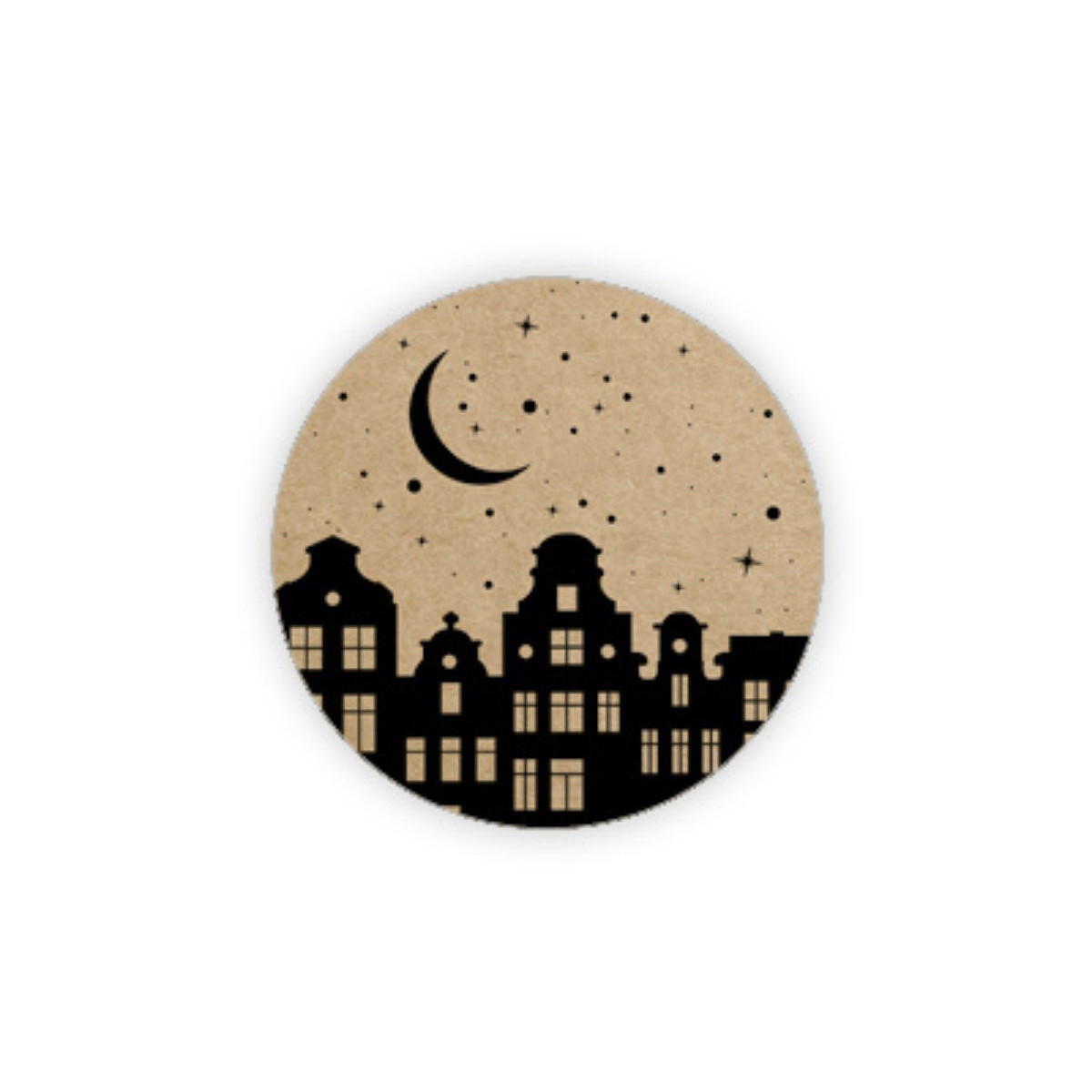 sticker skyline sinterklaas kraft