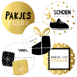 stickermix pakjesfeest sinterklaas