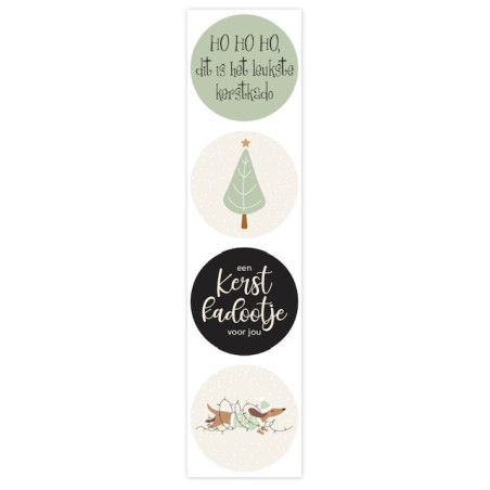 stickermix hohoho kerstkado