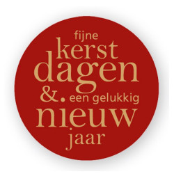 sticker kerstdagen nieuwjaar bordeaux