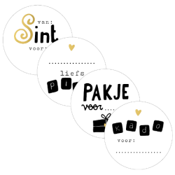 stickermix van sint voor