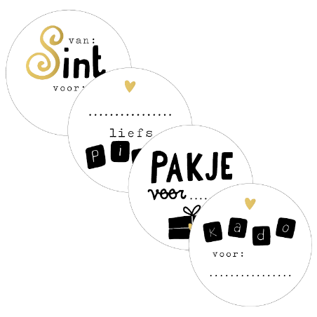 stickermix van sint voor